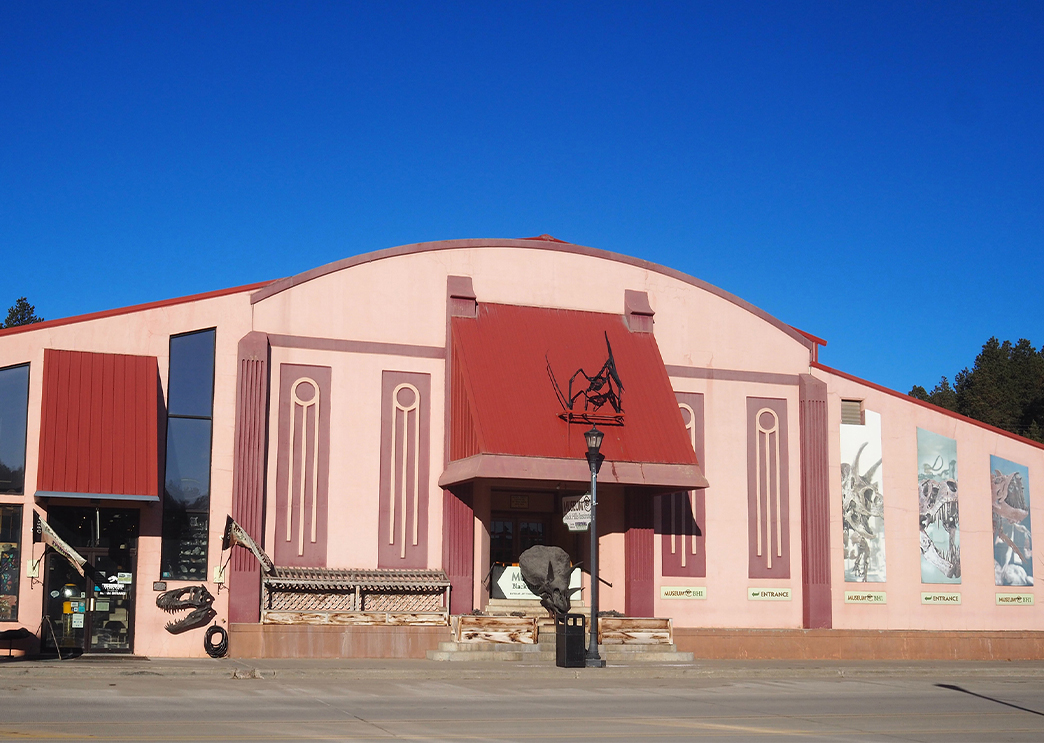 Exterior of the Black Hills Institute of Geological Sciences (BHI)