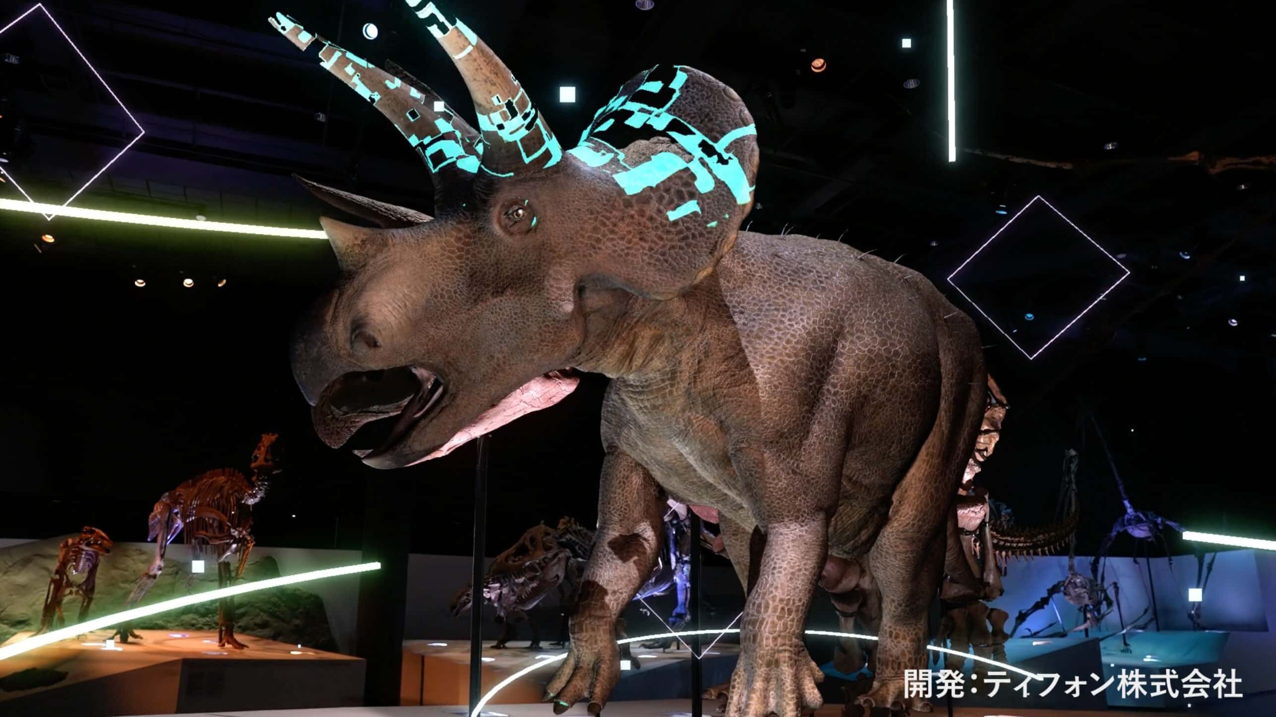 DinoScience 恐竜科学博　展示風景